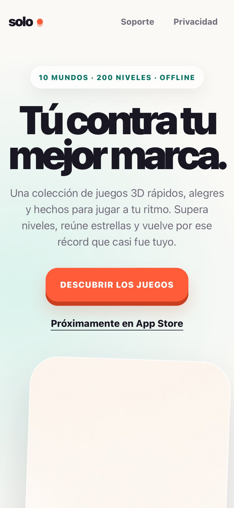 Sitio de Play Solo